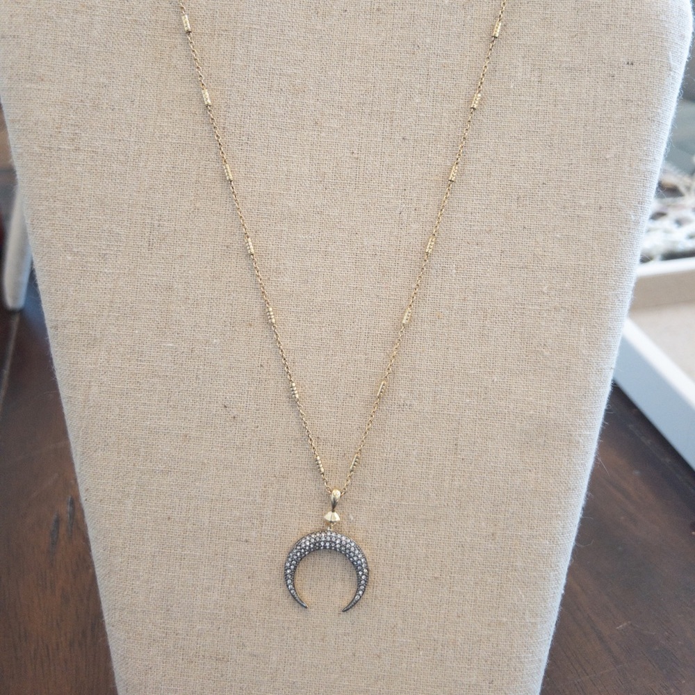 Stella & Dot X Rebecca Minkoff Diedre Double Horn Necklace